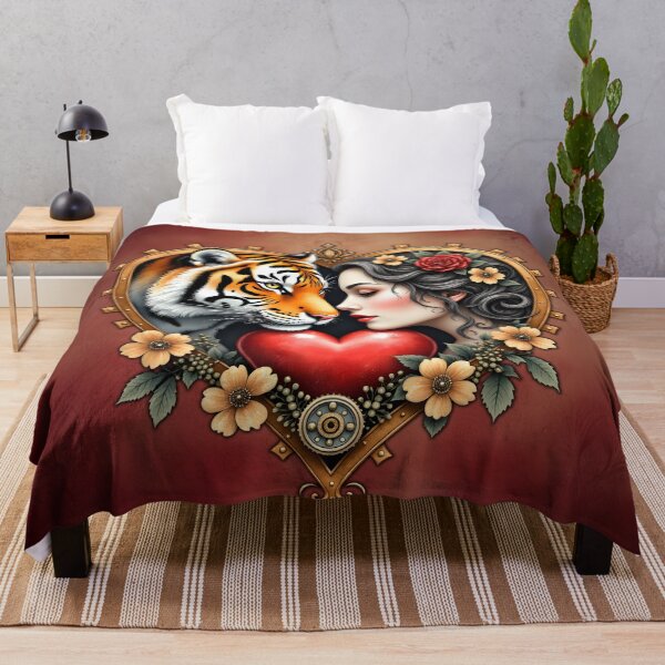 Item preview, The heart of the hidden wilderness, a majestic tiger,  designed and sold by nicky2342.