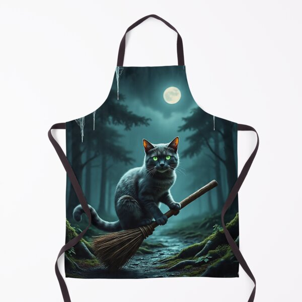 Item preview, Black cat with green eys full moon designed and sold by MeerkatWanderer.