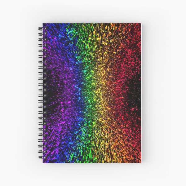Gay Pride Rainbow Spiral Notebook
