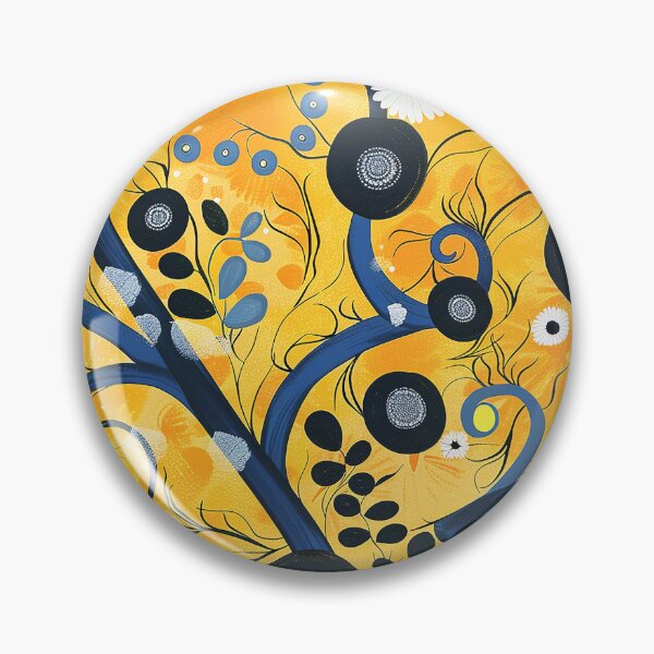 Item preview, Gustav Klimt Inspired Golden And Teal Blue Abstract  designed and sold by DEC02.