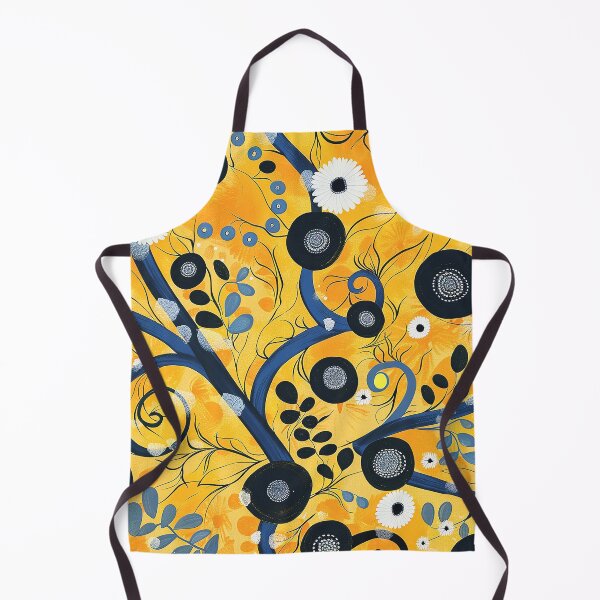 Item preview, Gustav Klimt Inspired Golden And Teal Blue Abstract designed and sold by DEC02.