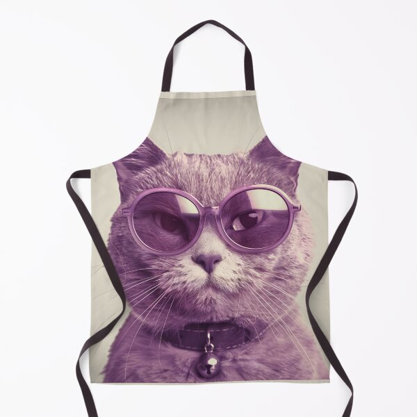 Item preview, Retro Cool Cat — Vintage Sunglasses Portrait designed and sold by 404Garden.