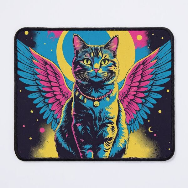 Item preview, Psychedelic Kitty - Reborn Angel designed and sold by EmblemEmporium.