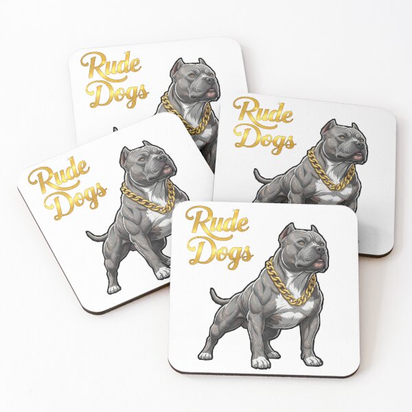 Item preview, 90's Inspired "Rude Dog" Pitt Bull Blue Brindle designed and sold by Bobbys90sWorld.