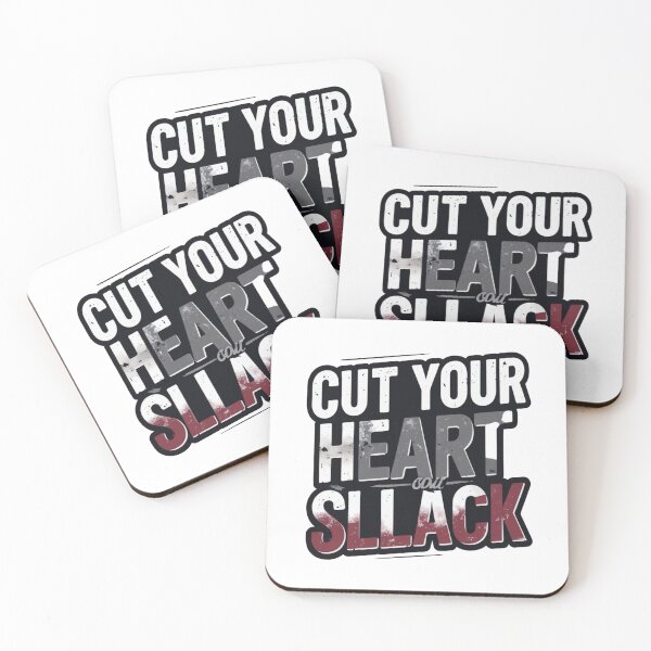 Item preview, Cut Your Heart Some Slack – Urban Self-Kindness Quote designed and sold by Irene Catchmind.