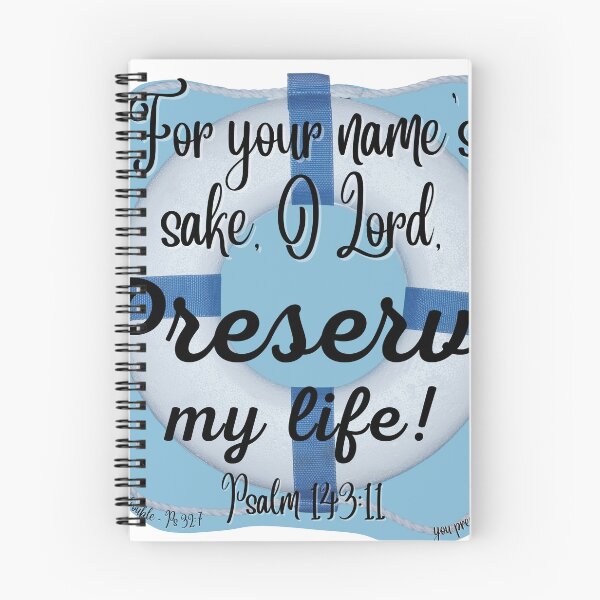 Item preview, Preserve My Life - Psalms 143 designed and sold by stella literarium.