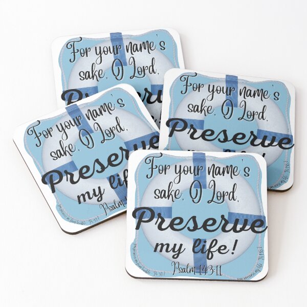Item preview, Preserve My Life - Psalms 143 designed and sold by stella literarium.