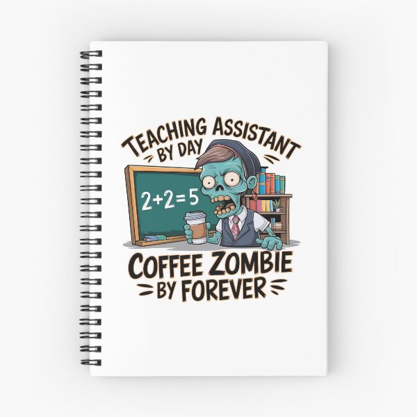 Item preview, Teaching Assistant by Day Coffee Zombie by Forever – Funny Paraprofessional Coffee Lover designed and sold by CuteDesignables.