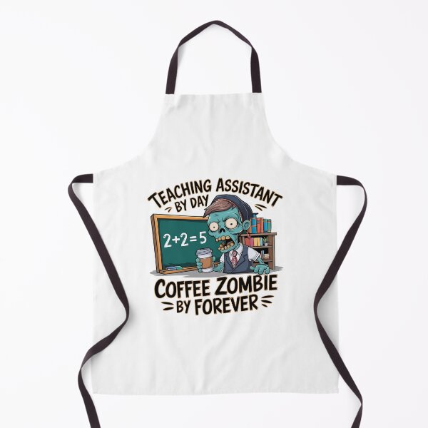 Item preview, Teaching Assistant by Day Coffee Zombie by Forever – Funny Paraprofessional Coffee Lover designed and sold by CuteDesignables.