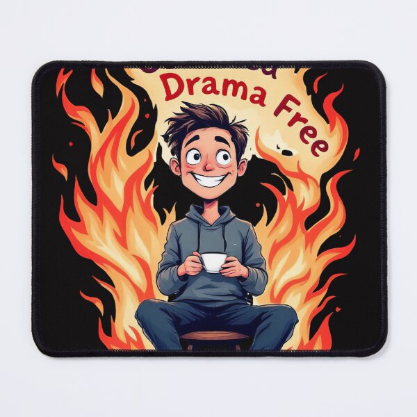 Item preview, A cartoon of a man sitting on a stool with a cup of coffee designed and sold by cafegrafis.