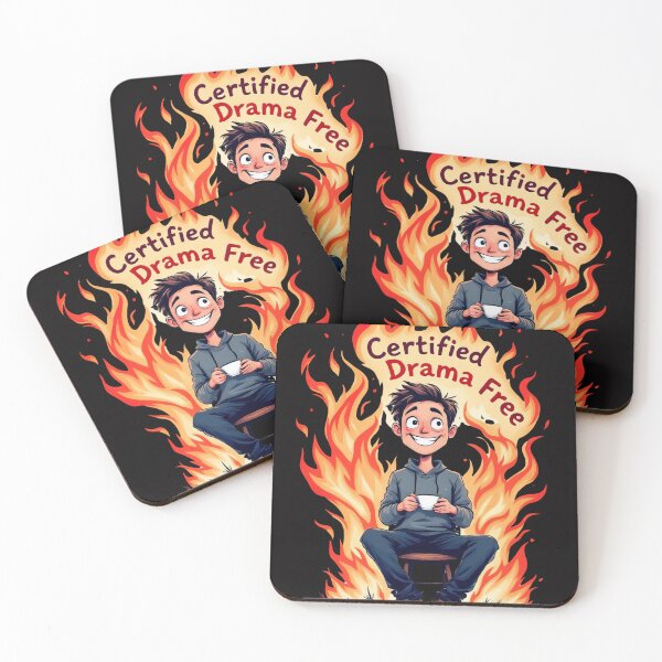 Item preview, A cartoon of a man sitting on a stool with a cup of coffee designed and sold by cafegrafis.
