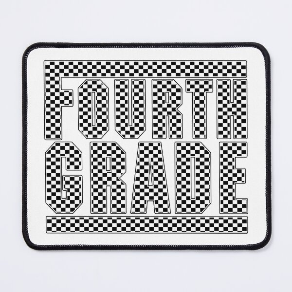 Item preview, Fourth Grade Checkerboard Pattern Back to School Design designed and sold by Har-vee.