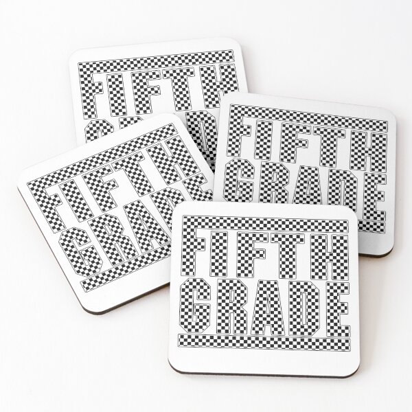 Item preview, Fifth Grade Checkerboard Pattern Back to School Design designed and sold by Har-vee.