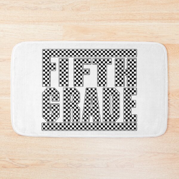 Item preview, Fifth Grade Checkerboard Pattern Back to School Design designed and sold by Har-vee.