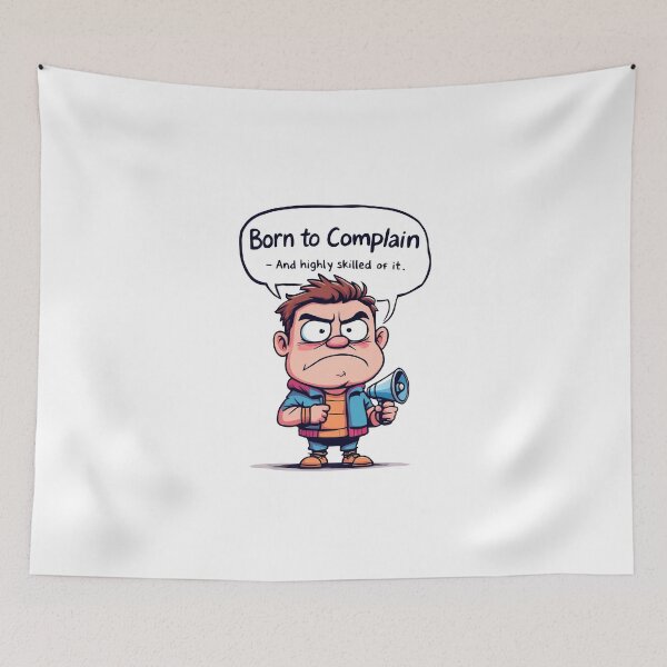 Item preview, Cartoon of a man with a megaphone and a speech bubble designed and sold by cafegrafis.