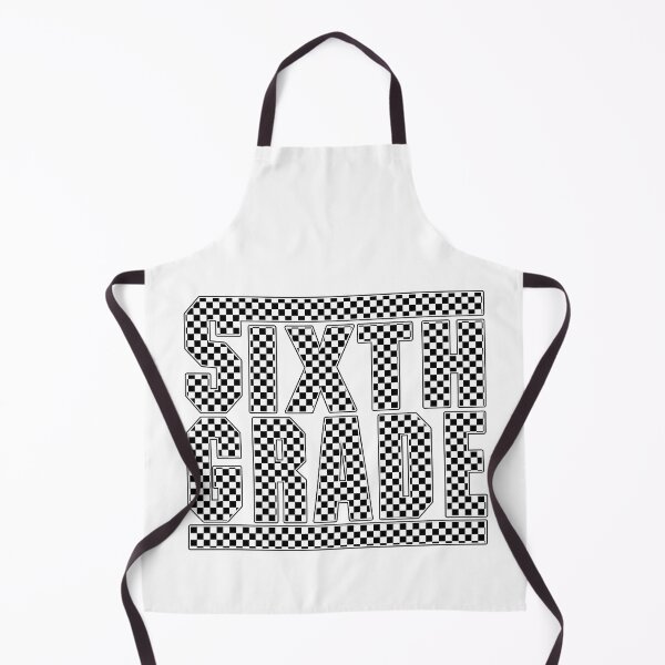 Item preview, Sixth Grade Checkerboard Pattern Back to School Design designed and sold by Har-vee.