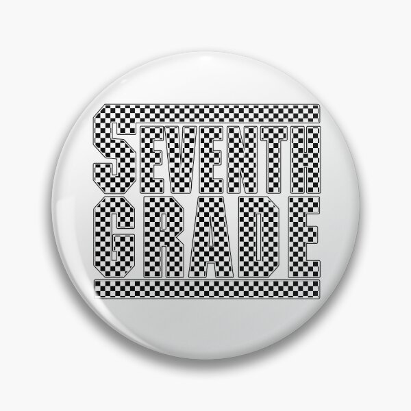 Item preview, Seventh Grade Checkerboard Pattern Back to School Design designed and sold by Har-vee.
