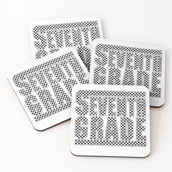 Item preview, Seventh Grade Checkerboard Pattern Back to School Design designed and sold by Har-vee.