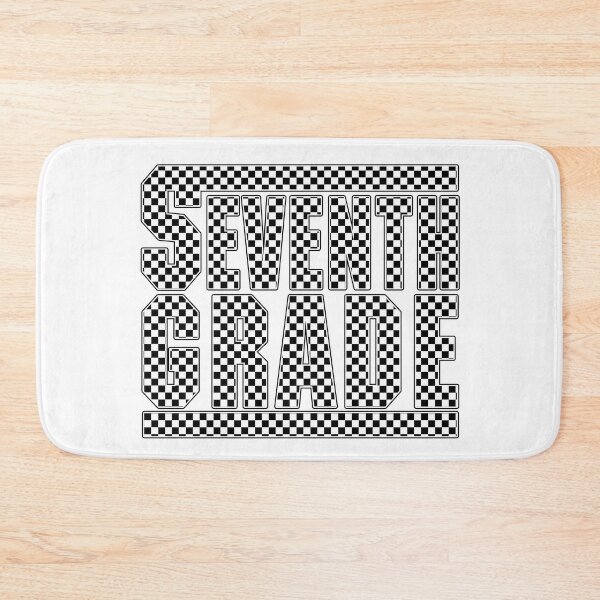 Item preview, Seventh Grade Checkerboard Pattern Back to School Design designed and sold by Har-vee.