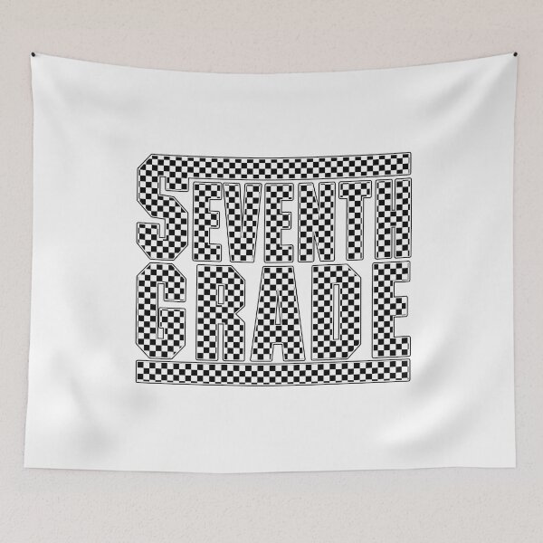 Item preview, Seventh Grade Checkerboard Pattern Back to School Design designed and sold by Har-vee.