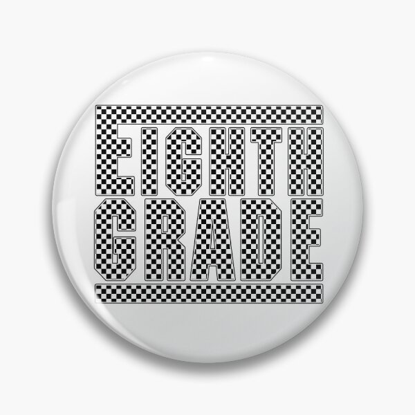 Item preview, Eighth Grade Checkerboard Pattern Back to School Design designed and sold by Har-vee.