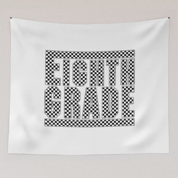 Item preview, Eighth Grade Checkerboard Pattern Back to School Design designed and sold by Har-vee.