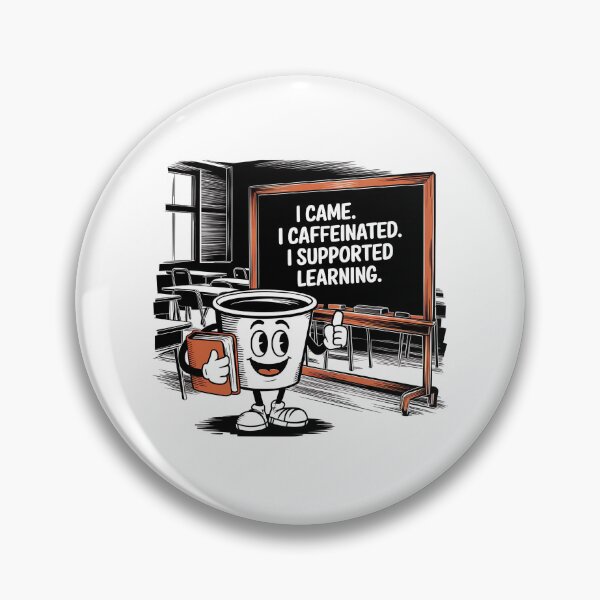 Item preview, I Came. I Caffeinated. I Supported Learning – Funny Paraprofessional Coffee  designed and sold by CuteDesignables.