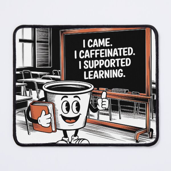 Item preview, I Came. I Caffeinated. I Supported Learning – Funny Paraprofessional Coffee designed and sold by CuteDesignables.