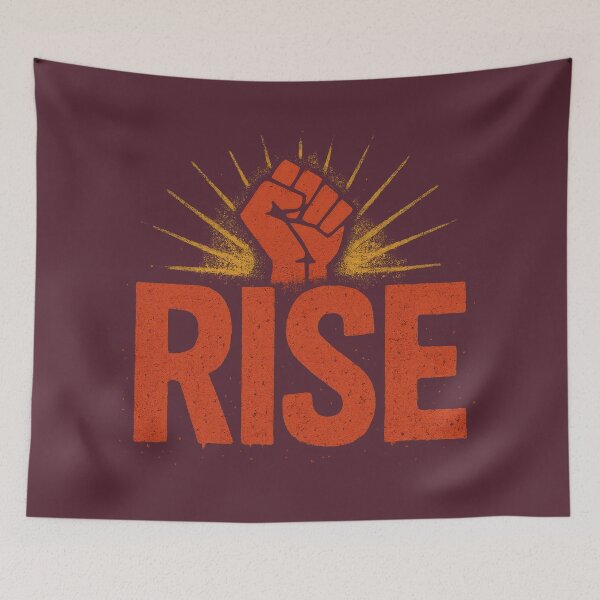 Item preview, Power Rises Where Voices Unite designed and sold by EdvvinStudios.