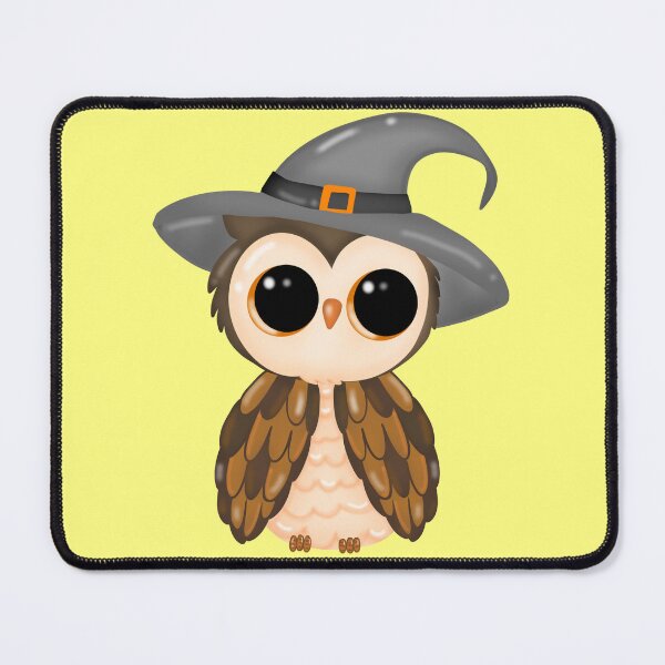 Item preview, Halloween owl wearing a witch hat origin	 designed and sold by Suthicha.