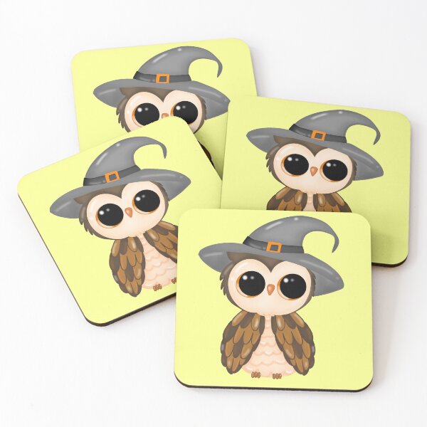 Item preview, Halloween owl wearing a witch hat origin	 designed and sold by Suthicha.