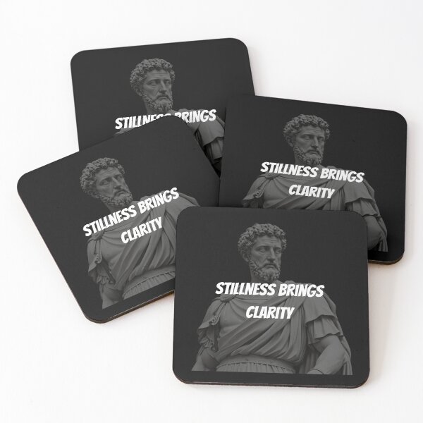 Item preview, Stillness brings clarity - Marcus Aurelius Stoic Clothing | Marcus Aurelius Artwork designed and sold by LexaArtworks.