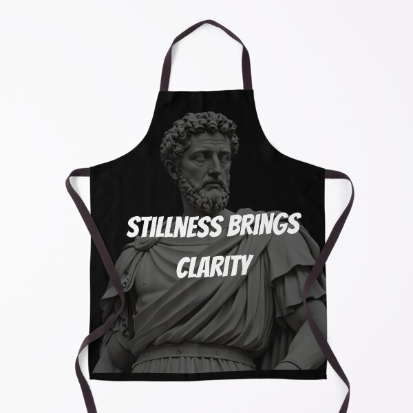 Item preview, Stillness brings clarity - Marcus Aurelius Stoic Clothing | Marcus Aurelius Artwork designed and sold by LexaArtworks.