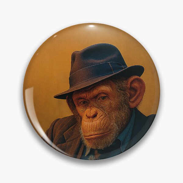 Item preview, Poker round, cool monkey designed and sold by Mauswohn.