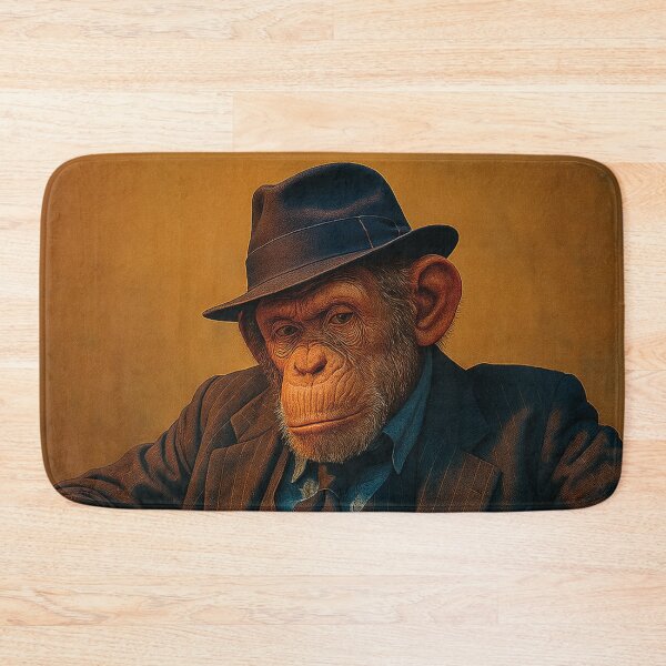 Item preview, Poker round, cool monkey designed and sold by Mauswohn.