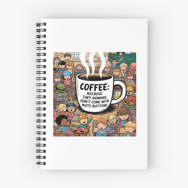 Item preview, Coffee: Because Tiny Humans Don’t Come with Mute Buttons – Funny Paraprofessional  designed and sold by CuteDesignables.