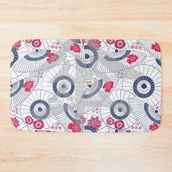 Item preview, Quiet Rainfall Umbrella - Japanese Wagasa & Flower Pattern designed and sold by tokomoroJP.
