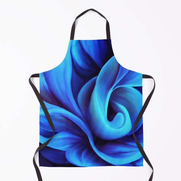 Item preview, Graceful Blue And Aqua Floral Abstract Swirls Design designed and sold by DEC02.