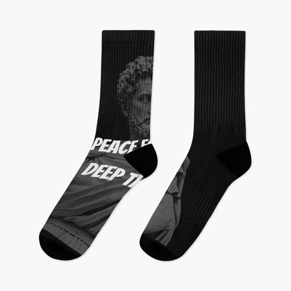 Item preview, Peace Follows Deep Thought - Marcus Aurelius Stoic Clothing | Marcus Aurelius Artwork designed and sold by LexaArtworks.