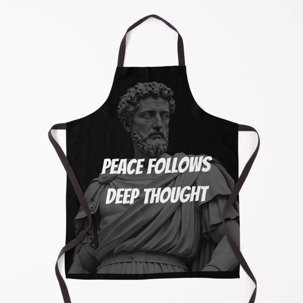 Item preview, Peace Follows Deep Thought - Marcus Aurelius Stoic Clothing | Marcus Aurelius Artwork designed and sold by LexaArtworks.