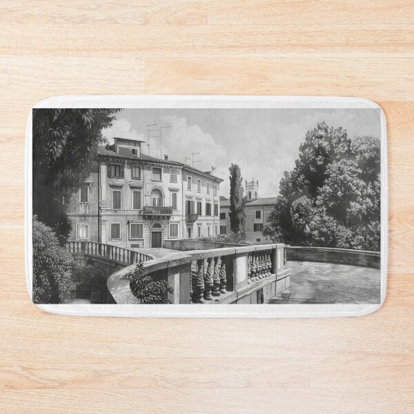 Item preview, Romantic Italian Villa Landscape designed and sold by ArgentoArt.