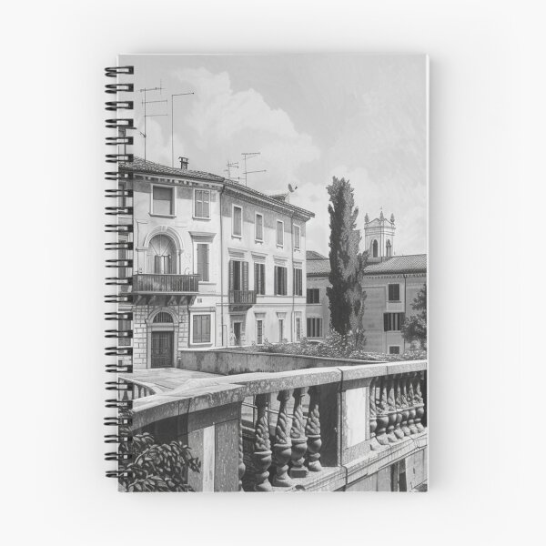 Item preview, Romantic Italian Villa Landscape designed and sold by ArgentoArt.