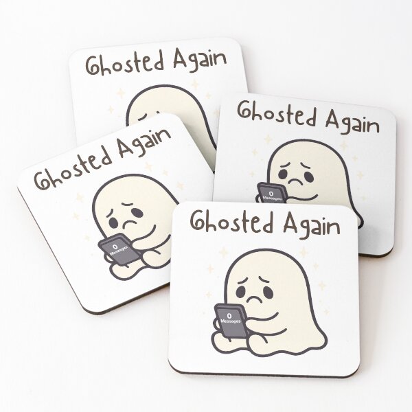 Item preview, Lonely Ghost with Silent Phone designed and sold by ppcreation.