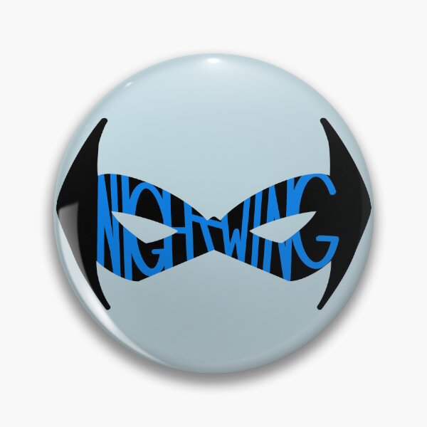 Item preview, Nightwing Domino Blue on Black designed and sold by emma16701.