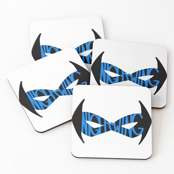 Item preview, Nightwing Domino Blue on Black designed and sold by emma16701.