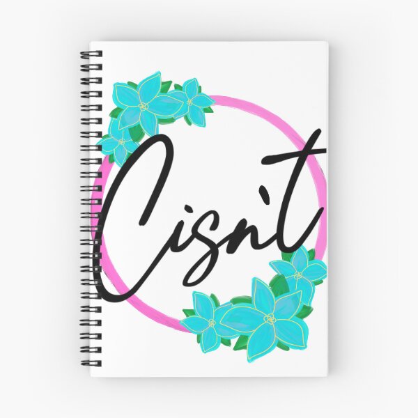 Item preview, “Cisn’t” Floral Wreath – Beautifully Not Cis designed and sold by Non-Binary-Art.