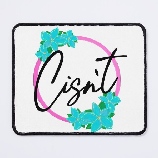 Item preview, “Cisn’t” Floral Wreath – Beautifully Not Cis designed and sold by Non-Binary-Art.