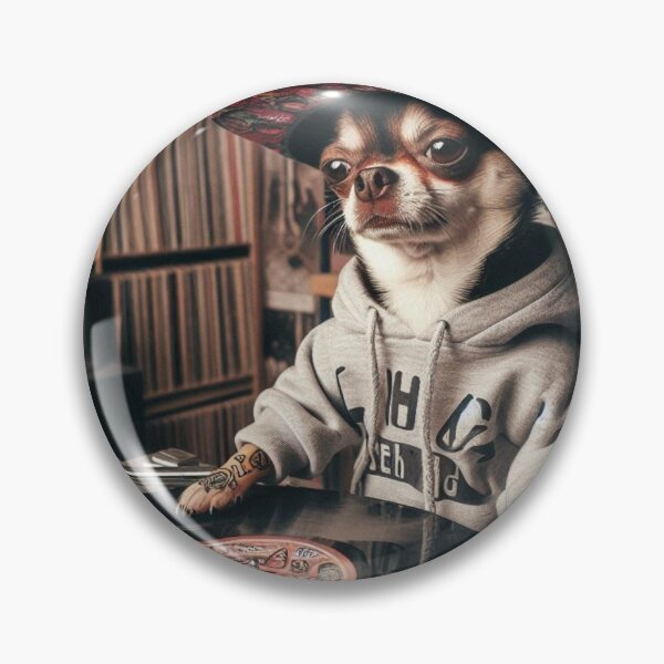 Item preview, “Chi-Wow-Wow Mixmaster: Beats So Small, They Bark” designed and sold by Print Fiction.