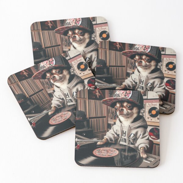Item preview, “Chi-Wow-Wow Mixmaster: Beats So Small, They Bark” designed and sold by Print Fiction.