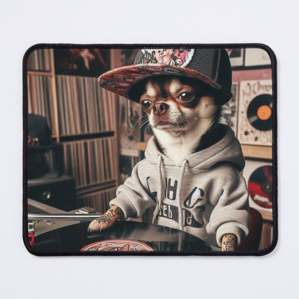 Item preview, “Chi-Wow-Wow Mixmaster: Beats So Small, They Bark” designed and sold by Print Fiction.